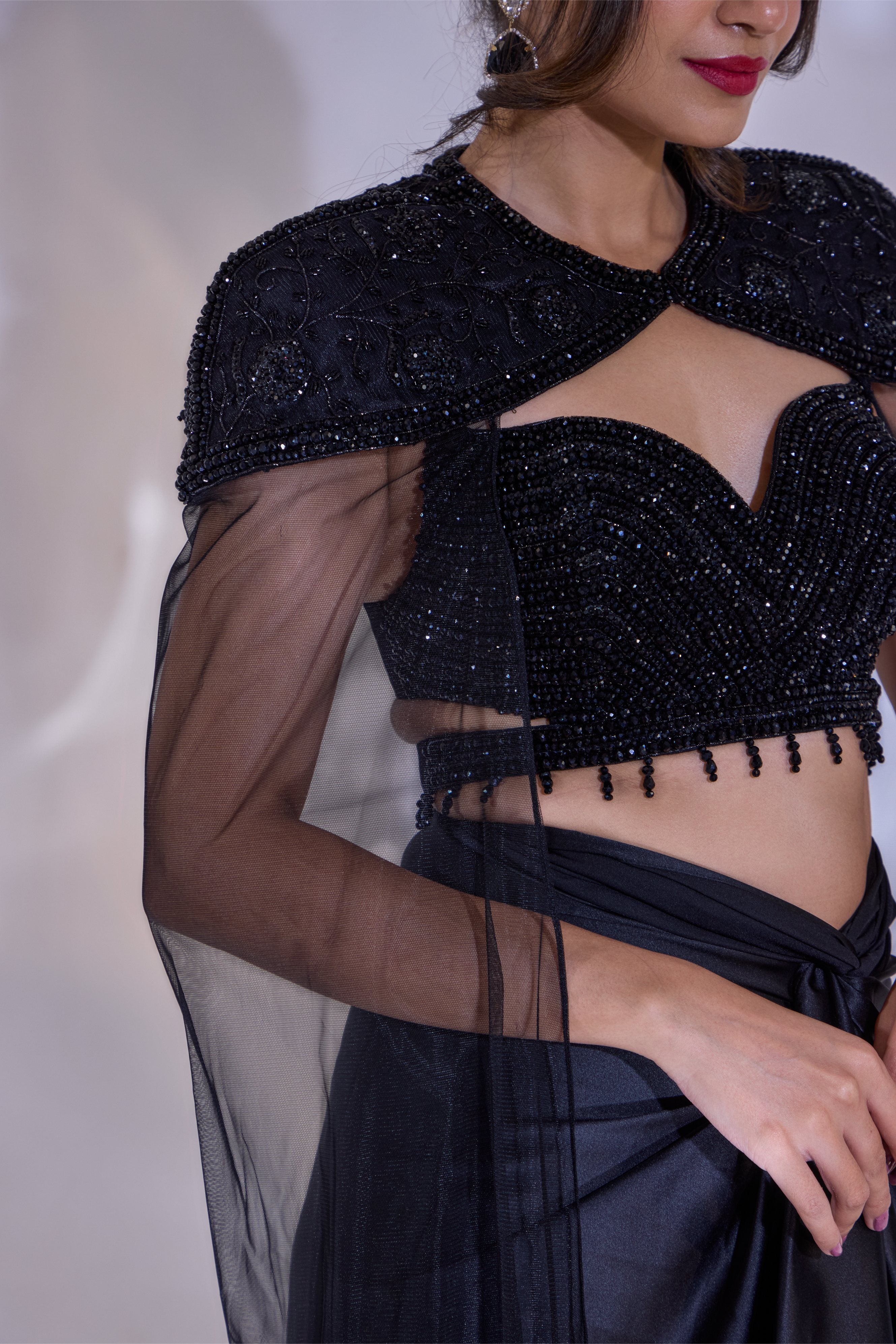 Jeevon Skirt and Cape Set