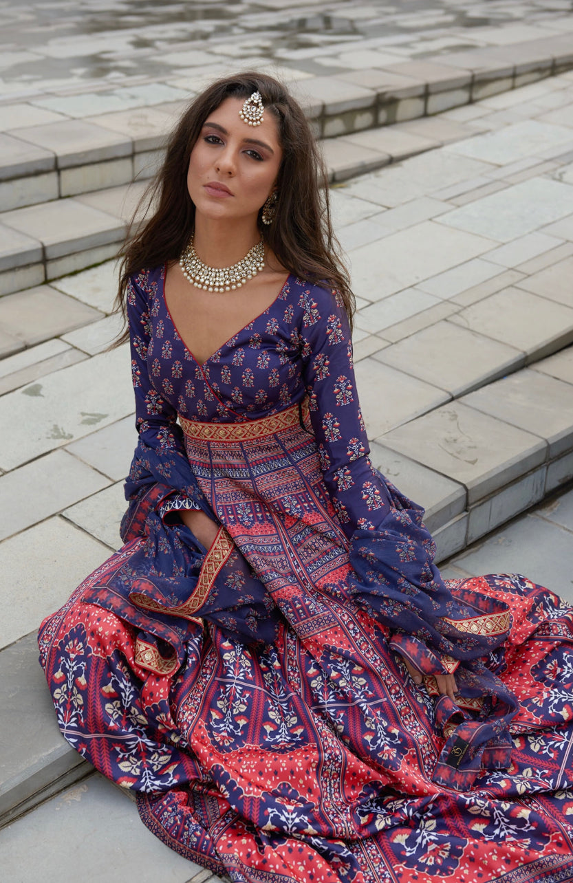 Ava Anarkali Set