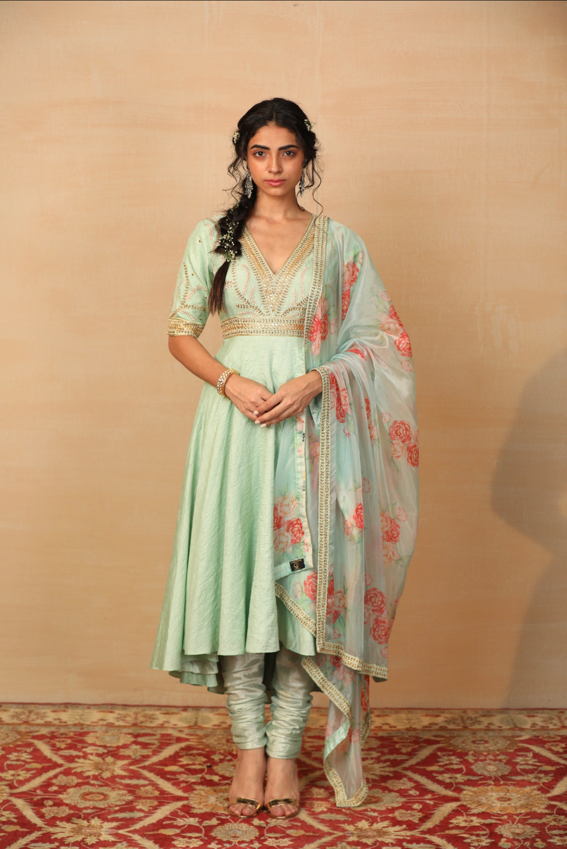 Zara Anarkali Set