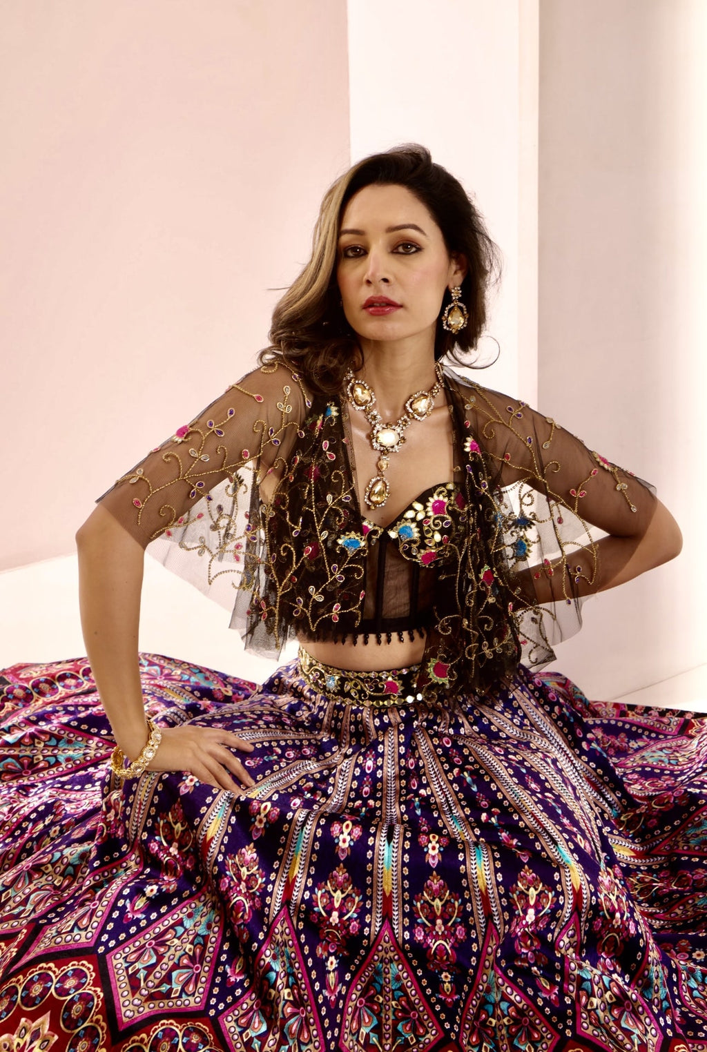 Saanjh Lehenga Set