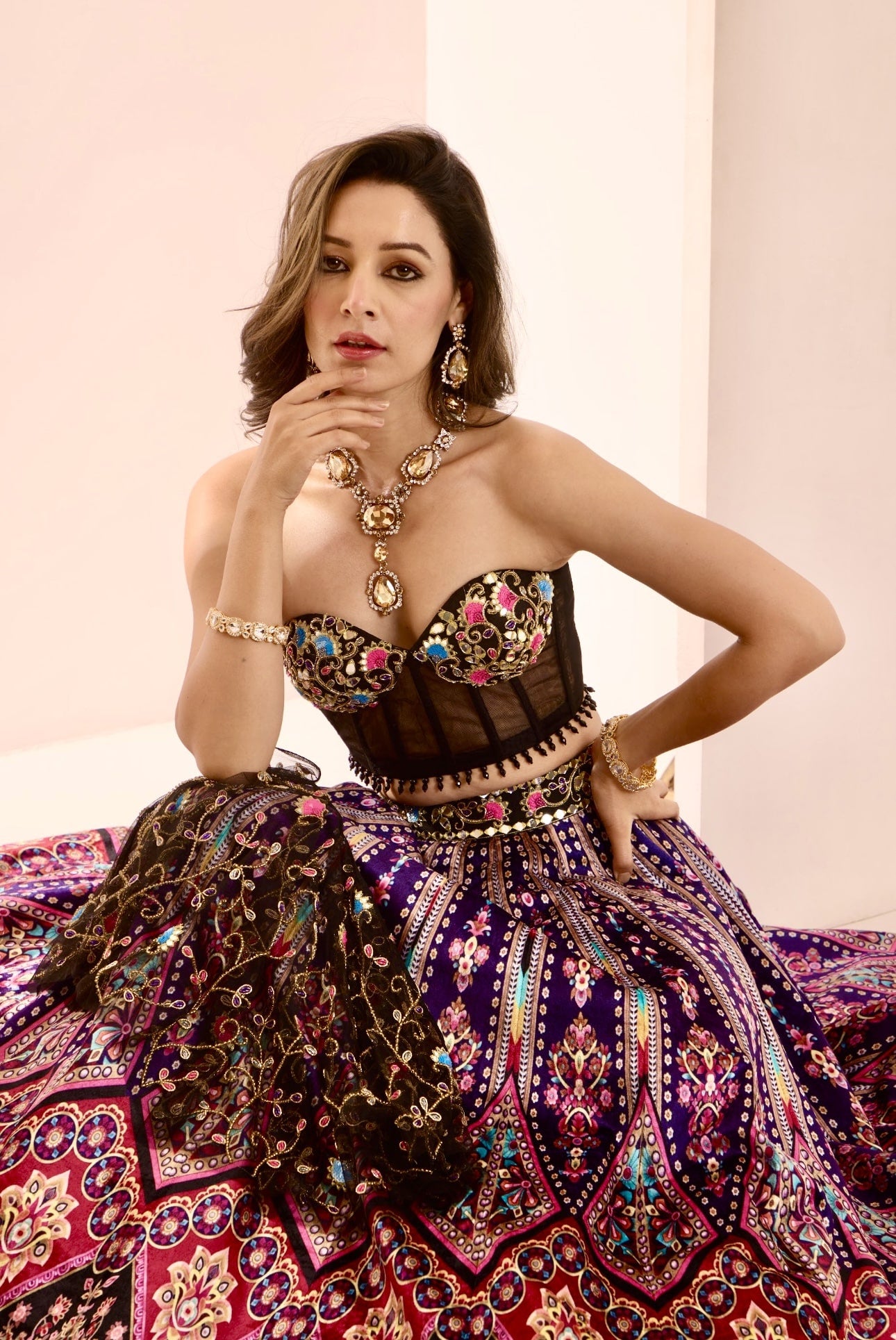 Saanjh Lehenga Set