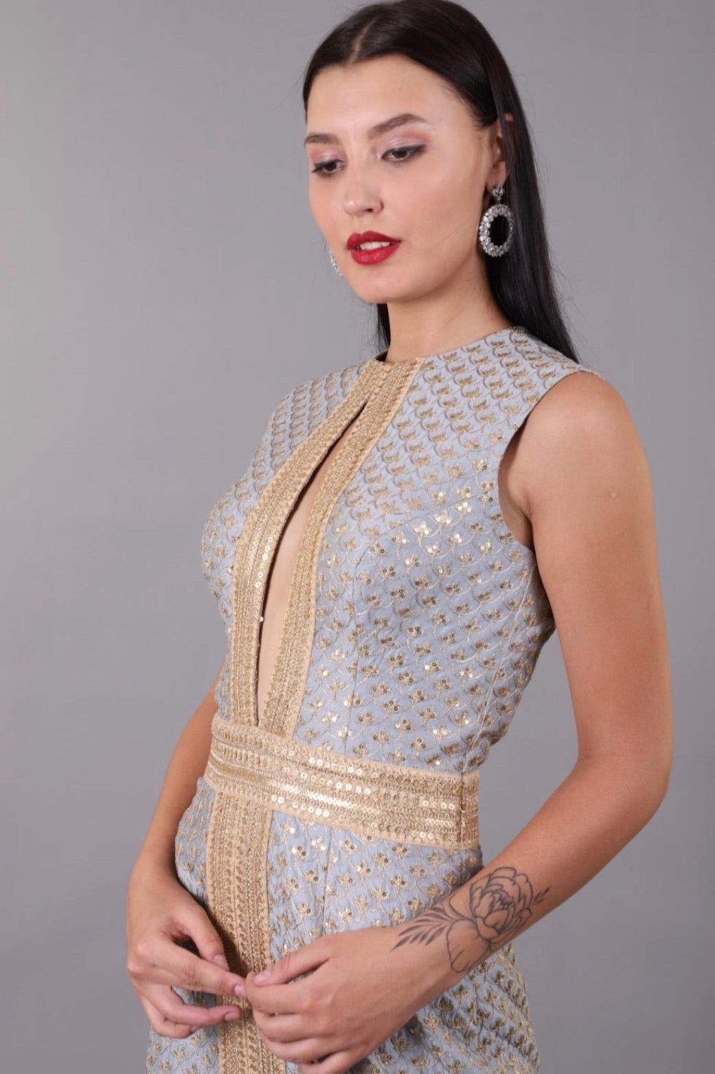 Ice Blue Gown