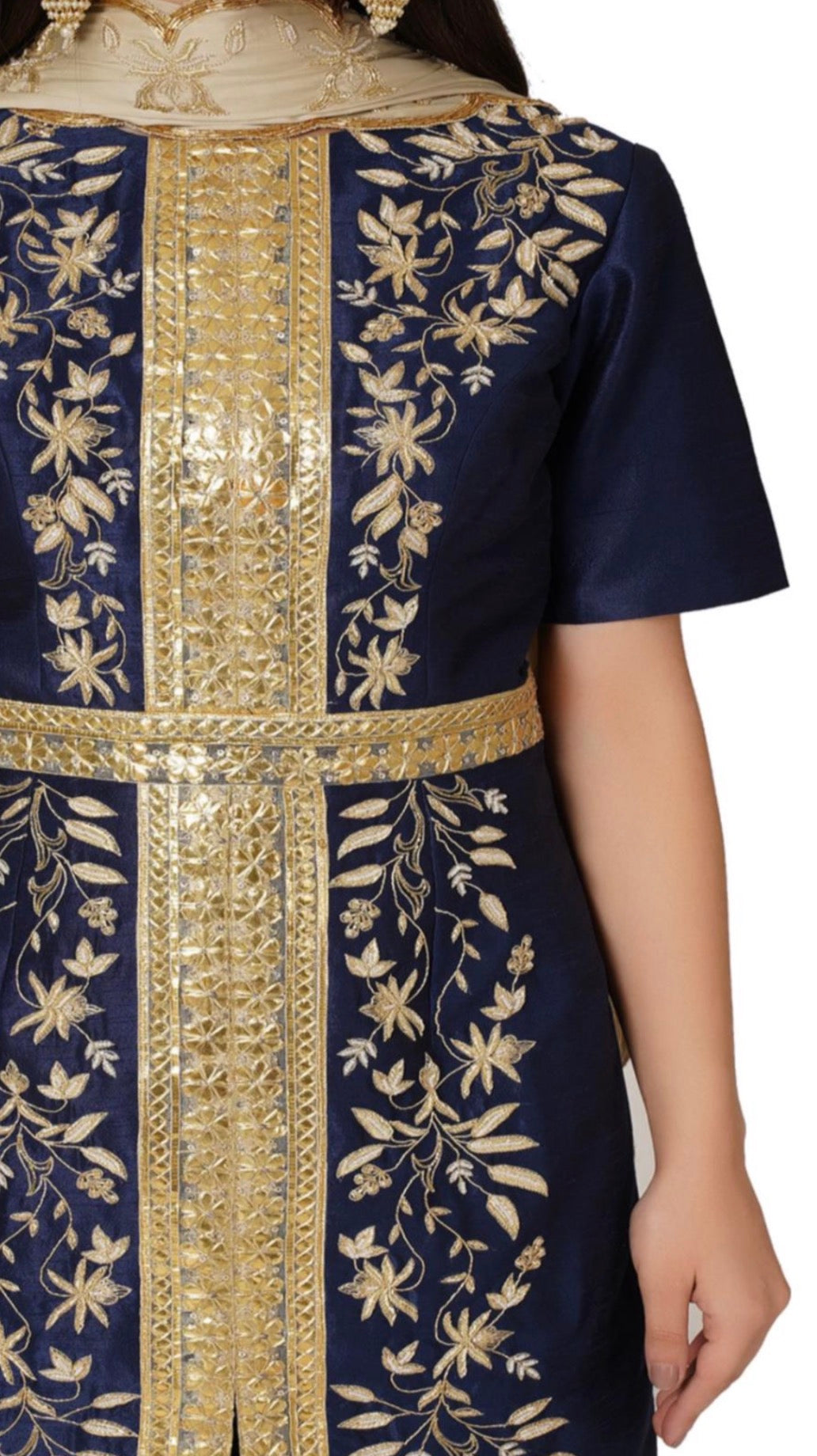 Blue Kurta Wet