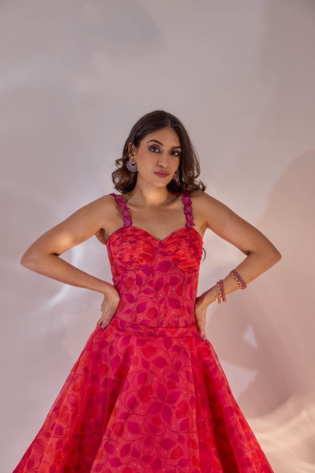 Annabelle Corset and Lehenga Set