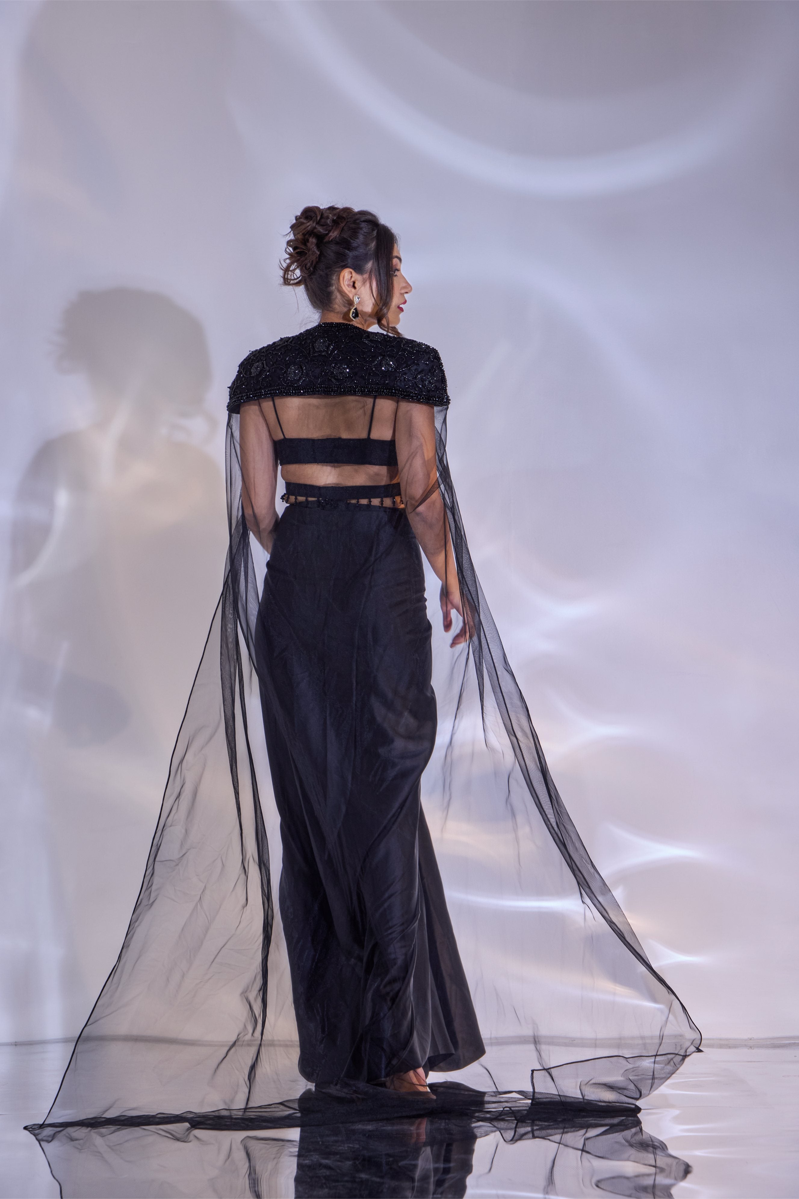 Jeevon Skirt and Cape Set