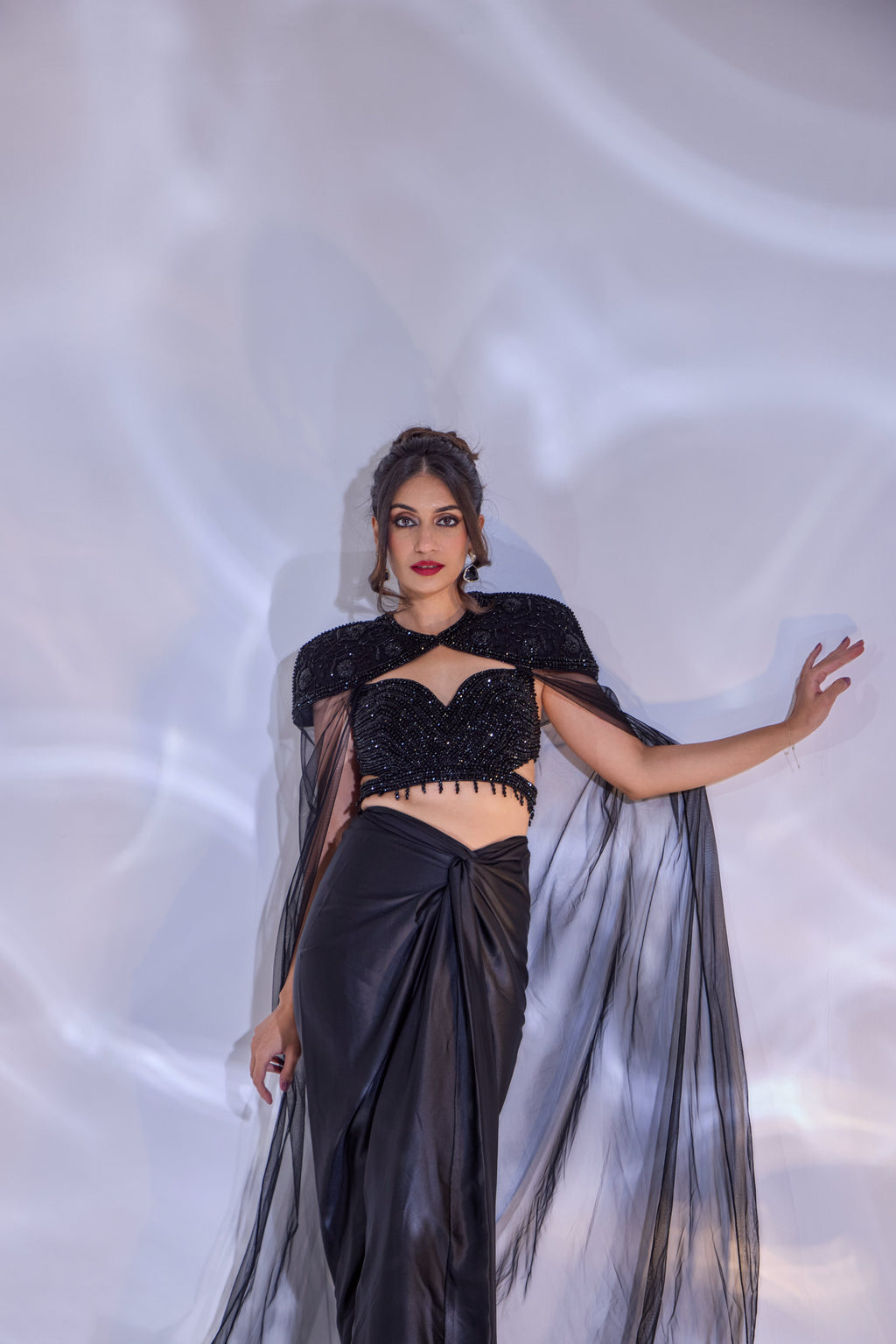 Jeevon Skirt and Cape Set