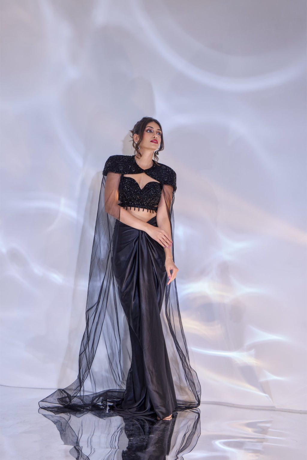 Jeevon Skirt and Cape Set