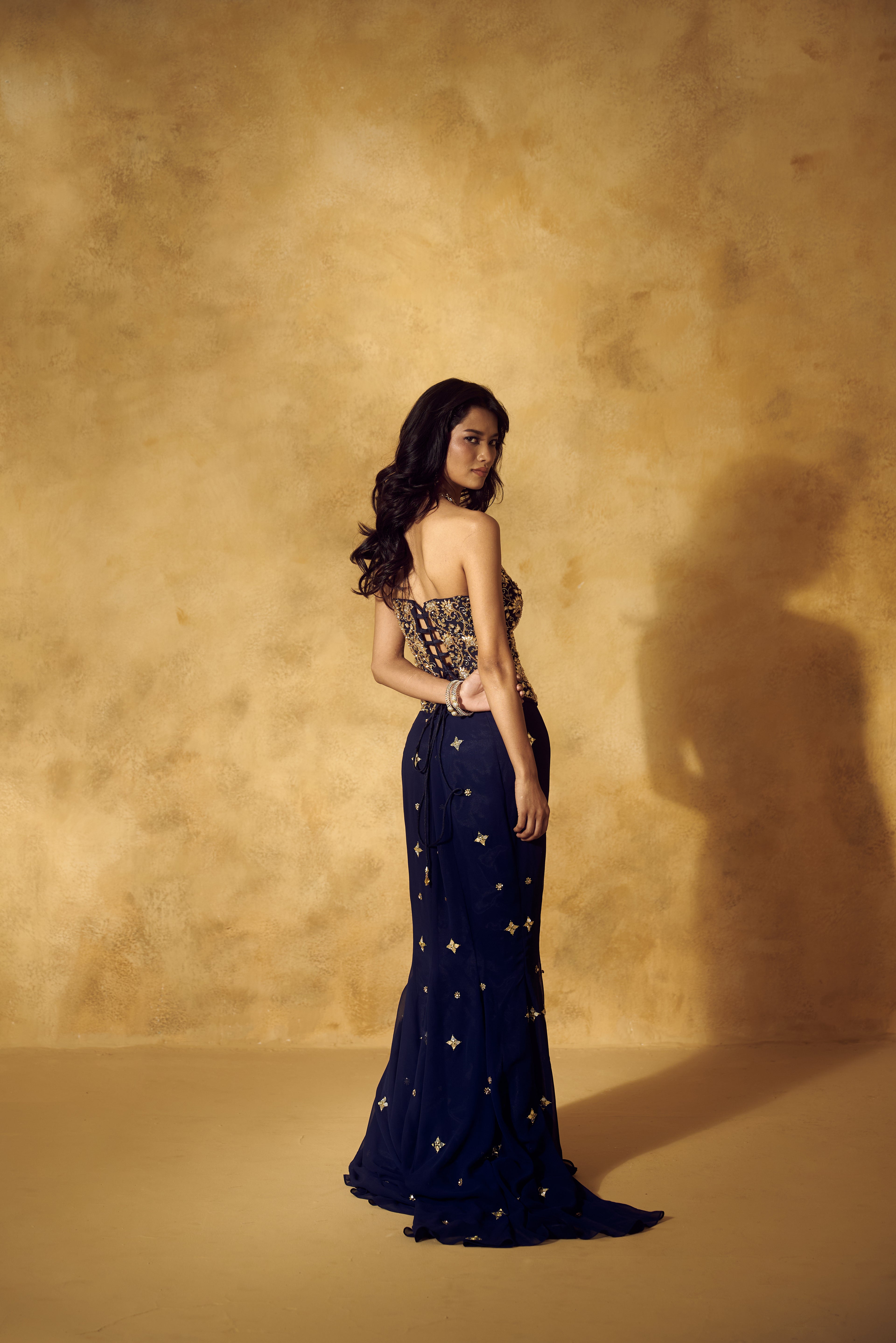 Yana Corset and Fishtail Skirt Set