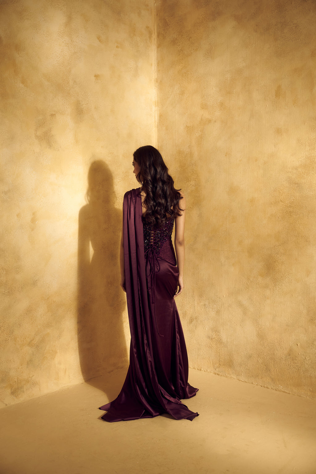Alisha Corset Saree Set