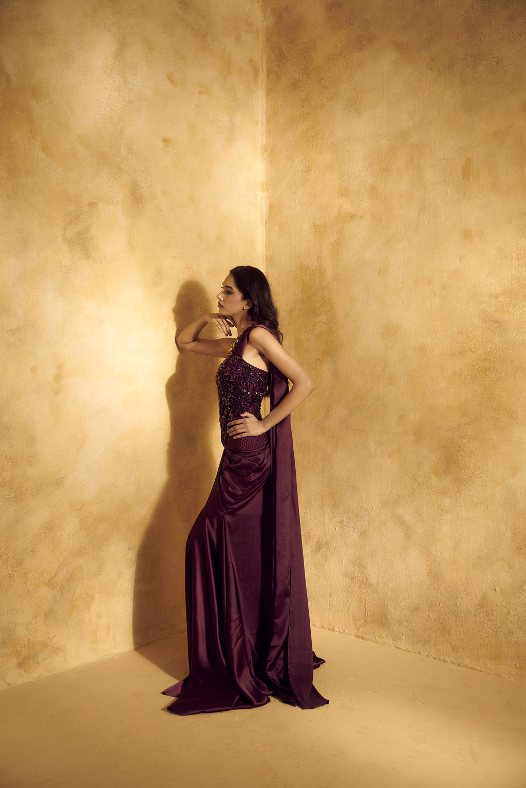 Alisha Corset Saree Set