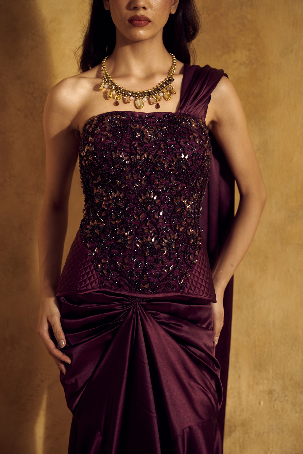 Alisha Corset Saree Set