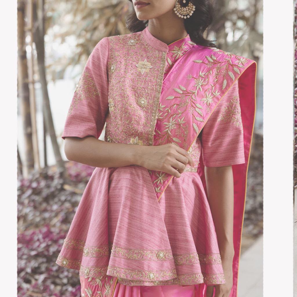 Reena Saree with Jacket