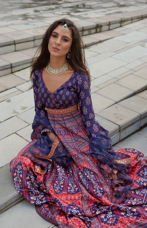 Ava Anarkali Set