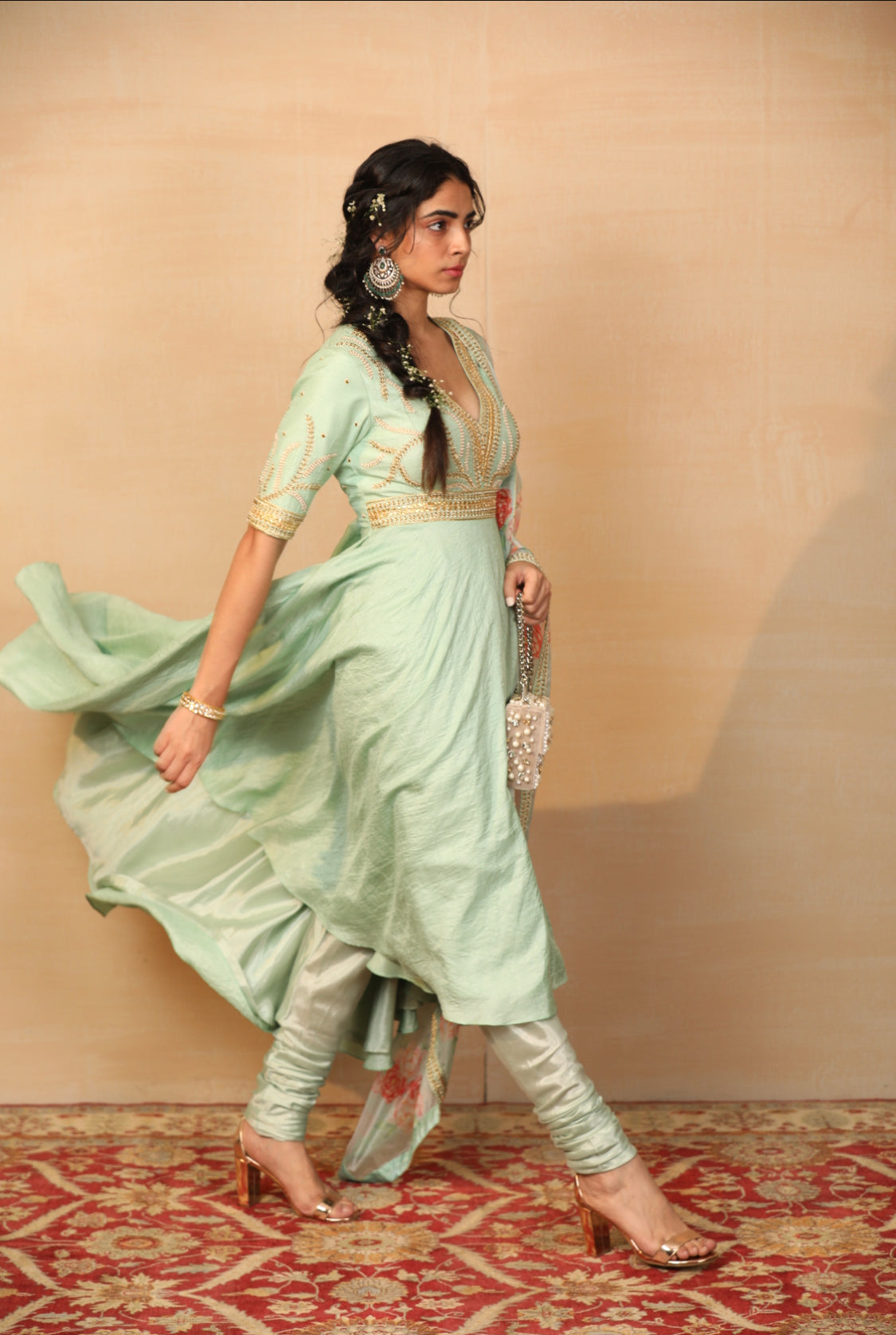 Zara Anarkali Set